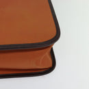 BURBERRY Hand Bag Nylon 2way Brown Silver Auth bs25146-14