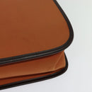 BURBERRY Hand Bag Nylon 2way Brown Silver Auth bs25146-16