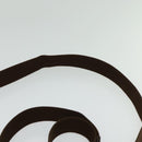 BURBERRY Shoulder Bag Canvas Brown Silver Auth bs25147-8