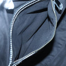 BURBERRY Nova Check Blue Label Hand Bag Wool Black Auth bs25149-20