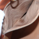 CELINE Macadam Canvas Shoulder Bag PVC Leather Brown Gold Auth bs25160-11