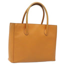 CELINE Hand Bag Leather Orange Auth bs25161-1