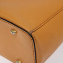 CELINE Hand Bag Leather Orange Auth bs25161-9