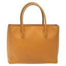 CELINE Hand Bag Leather Orange Auth bs25161-2