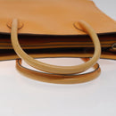 CELINE Hand Bag Leather Orange Auth bs25161-7