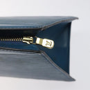 LOUIS VUITTON Epi Trousse Crete Pouch Blue M48405 LV Auth bs25169-8