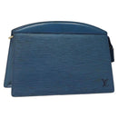 LOUIS VUITTON Epi Trousse Crete Pouch Blue M48405 LV Auth bs25169-1
