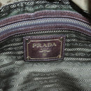 PRADA Shoulder Bag Nylon Khaki Gold Auth bs25176-18