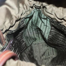 PRADA Shoulder Bag Nylon Khaki Gold Auth bs25176-20