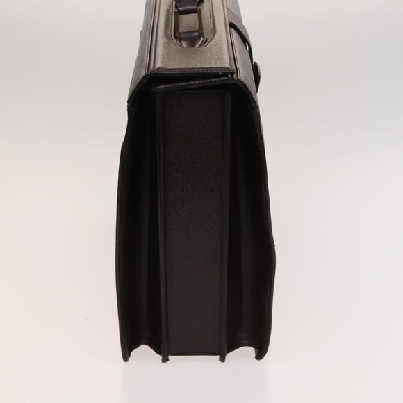 LOUIS VUITTON Taiga Leather Ural Briefcase Acajou M30026 LV Auth bs25184