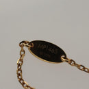 LOUIS VUITTON Essential V Necklace metal Gold MP1465 LV Auth bs25185-10