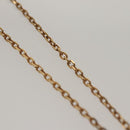 LOUIS VUITTON Essential V Necklace metal Gold MP1465 LV Auth bs25185-7