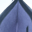 Salvatore Ferragamo Clutch Bag Leather Black Silver Auth bs25187-18