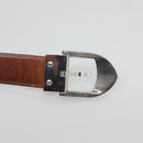 LOUIS VUITTON Taiga Ceinture Classic Belt 40.2"" Ardoise LV Auth bs25191-10