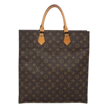 LOUIS VUITTON Monogram Sac Plat Hand Bag M51140 LV Auth bs25201 - 0