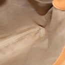 CHANEL Chain Shoulder Bag Leather Brown Silver CC Auth bs25207-20