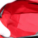 Christian Louboutin Backpack Leather Black Silver Auth bs25217-20