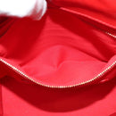 Christian Louboutin Backpack Leather Black Silver Auth bs25217-21