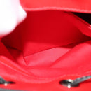 Christian Louboutin Backpack Leather Black Silver Auth bs25217-22