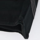 HERMES Fourre Tout PM Hand Bag Canvas Black Gray Silver Auth bs25218-16