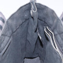 HERMES Fourre Tout PM Hand Bag Canvas Black Gray Silver Auth bs25218-19