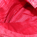 PRADA Shoulder Bag Nylon Red Silver Auth bs25223-23