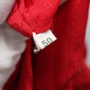 PRADA Shoulder Bag Nylon Red Silver Auth bs25223-12