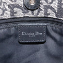 Christian Dior Trotter Canvas Hand Bag Black Silver Auth bs25227-17