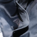 Christian Dior Trotter Canvas Hand Bag Black Silver Auth bs25227-21