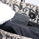 Christian Dior Trotter Canvas Hand Bag Black Silver Auth bs25227-12