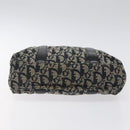 Christian Dior Trotter Canvas Hand Bag Black Silver Auth bs25227-5