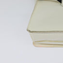 CHANEL Waist Bag Nylon White CC Auth bs25229-17