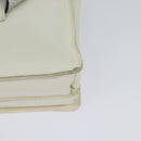 CHANEL Waist Bag Nylon White CC Auth bs25229-9