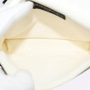 CHANEL Waist Bag Nylon White CC Auth bs25229-10