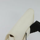 CHANEL Waist Bag Nylon White CC Auth bs25229-7