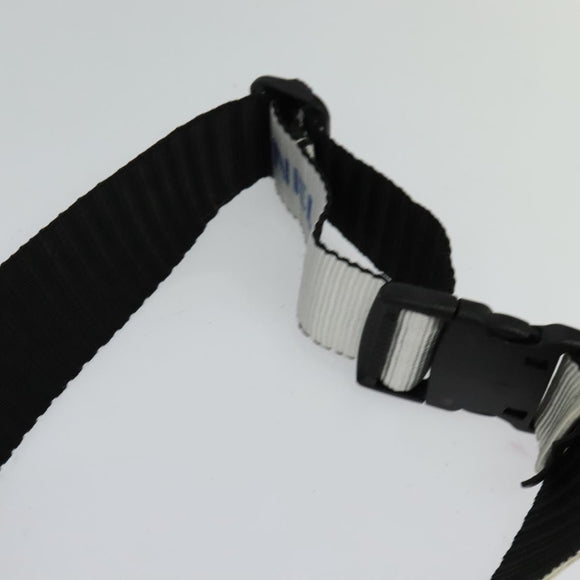 CHANEL Waist Bag Nylon White CC Auth bs25229