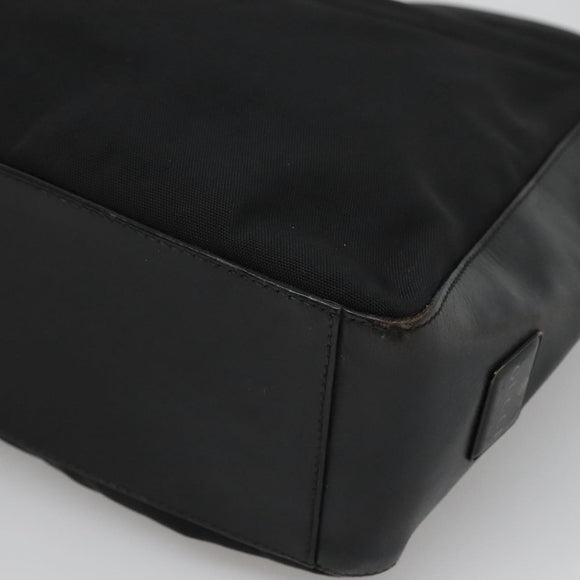 GUCCI Shoulder Bag Nylon Black Silver 001 3770 002122 Auth bs25244