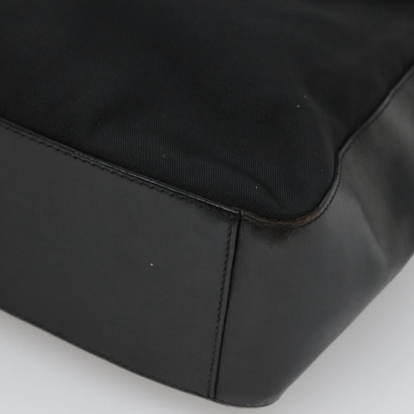 GUCCI Shoulder Bag Nylon Black Silver 001 3770 002122 Auth bs25244