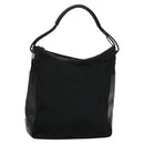 GUCCI Shoulder Bag Nylon Black Silver 001 3770 002122 Auth bs25244-1