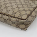 GUCCI GG Supreme Clutch Bag PVC Leather Beige Gold 156 01 053 Auth bs25246-16