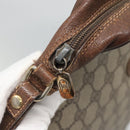 GUCCI GG Supreme Clutch Bag PVC Leather Beige Gold 156 01 053 Auth bs25246-10