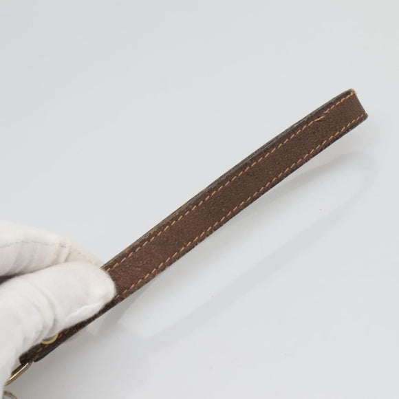 GUCCI GG Supreme Clutch Bag PVC Leather Beige Gold 156 01 053 Auth bs25246