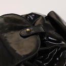 GUCCI Bamboo Backpack Enamel Black Gold 003 1705 0030 Auth bs25250-18