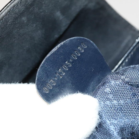 GUCCI Bamboo Backpack Enamel Black Gold 003 1705 0030 Auth bs25250