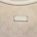 GUCCI GG Canvas Shoulder Bag White Gold 181092 Auth bs25252-17