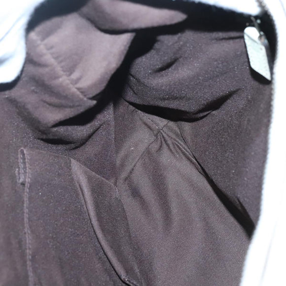 GUCCI GG Canvas Shoulder Bag White Gold 181092 Auth bs25252