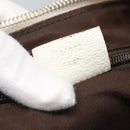 GUCCI GG Canvas Shoulder Bag White Gold 181092 Auth bs25252-12