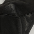 GUCCI Shoulder Bag Canvas Outlet Black Gold 257268 Auth bs25254-9