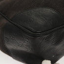 GUCCI Shoulder Bag Canvas Outlet Black Gold 257268 Auth bs25254-15