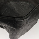 GUCCI Shoulder Bag Canvas Outlet Black Gold 257268 Auth bs25254-16